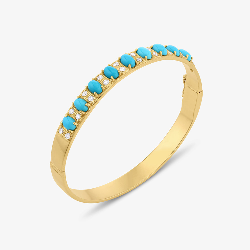 Roberta Turquoise Bangle