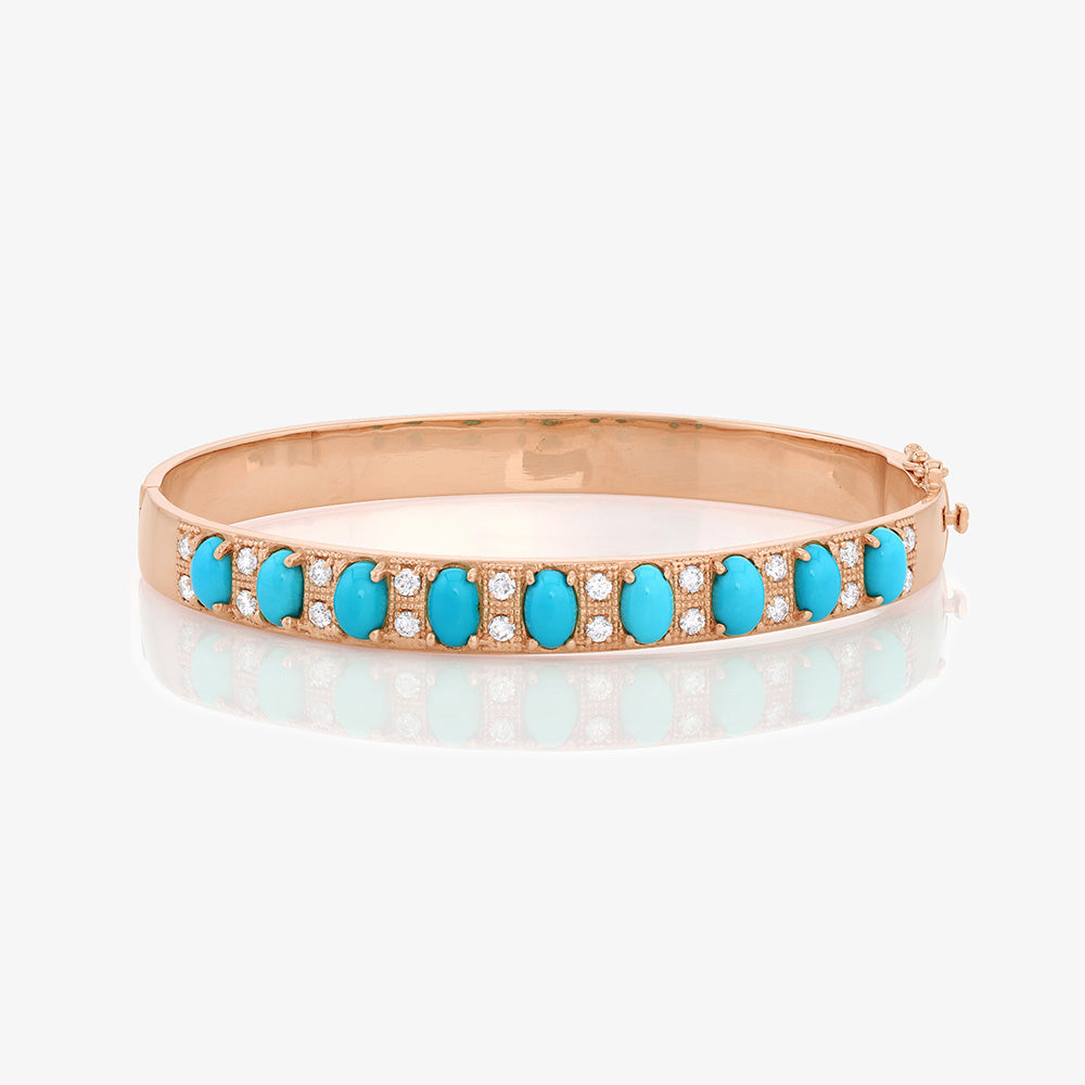 Roberta Turquoise Bangle